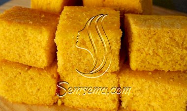 طريقة عمل كيك الذرة باللبن