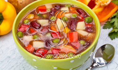 طريقة عمل شوربة الفاصوليا الحمراء للدايت