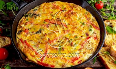 طريقة عمل بيتزا الأومليت في الفرن