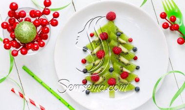 طريقة عمل سلطة شجرة الكريسماس