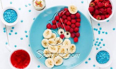 طريقة عمل بابا نويل بالفواكه للكريسماس