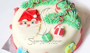 طريقة عمل تورتة الكريسماس