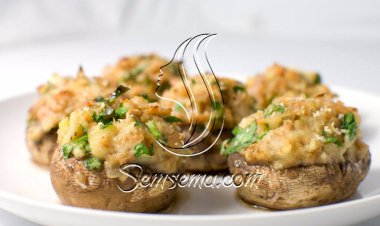 طريقة عمل المشروم المحشي بالجبن الكريمي