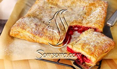 طريقة عمل فطيرة الكريز بالسكر