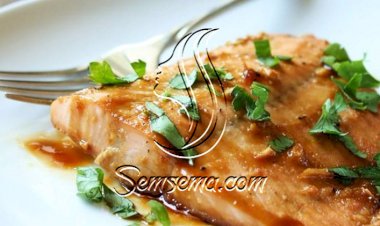 طريقة عمل سمك السلمون بصوص الصويا