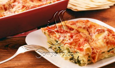 طريقة عمل اللازانيا بالسبانخ والريكوتا