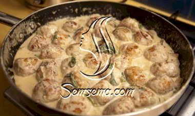 طريقة عمل كرات الدجاج بصوص الليمون