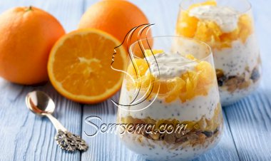 طريقة عمل كاسات الجرانولا بالبرتقال