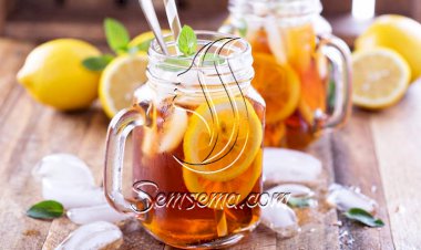 طريقة عمل الشاي المثلج بالليمون