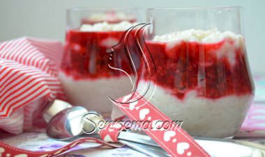 طريقة عمل أرز باللبن والمربى