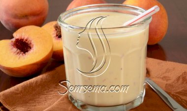 طريقة عمل سموثي الخوخ بالزبادي