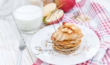 طريقة عمل بان كيك الشوفان للدايت