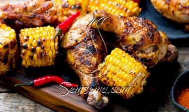 طريقة عمل الدجاج بالذرة