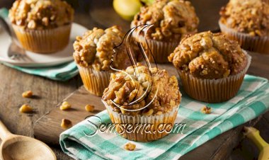 طريقة عمل مافن الموز بجوز الهند