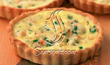 طريقة عمل تارت السمك بالجبنة