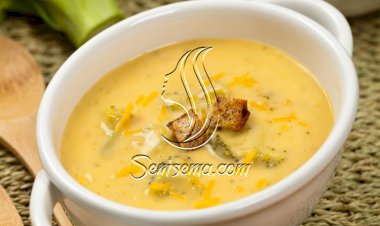 طريقة عمل شوربة البروكلي بالجبن الشيدر