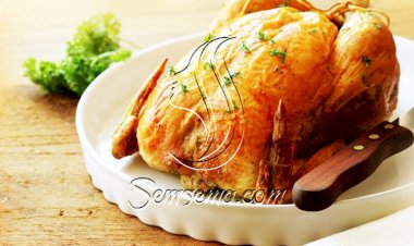 طريقة عمل الديك الرومي بعصير التفاح