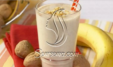 طريقة عمل سموثي الموز بالعين جمل