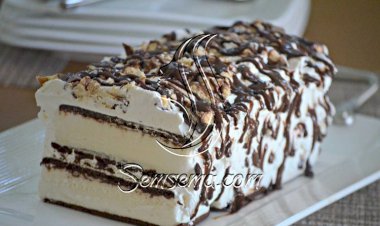 طريقة عمل كيك الآيس كريم