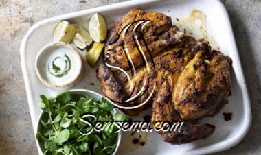 طريقة عمل الدجاج المشوي الحار بالسبانخ والزبادي