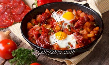 طريقة عمل البيض المخبوز فى البطاطس الإسبانية