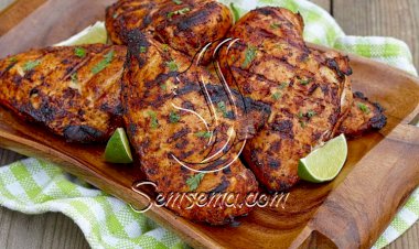 طريقة عمل الدجاج المشوي بالتتبيلة الهندية