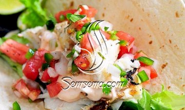 طريقة عمل سلطة السمك بالساور كريم