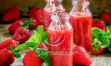 عصير الفراولة