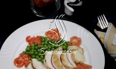 دجاج مشوي مع الخضر سوتيه