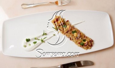 سلطة البرغل والطماطم المجفّفة