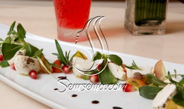 سلطة اللبنة والرمّان