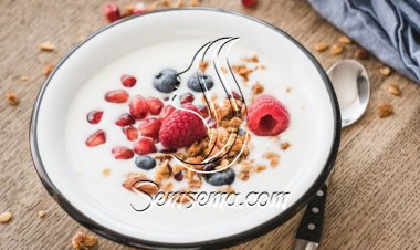 الزبادي المخبوز