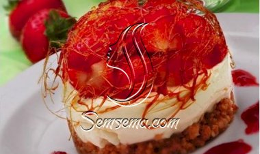 تشيز كيك الفراولة