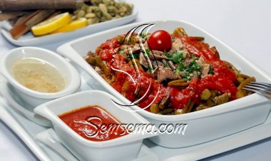 فتّة البامية على الطريقة السعودية