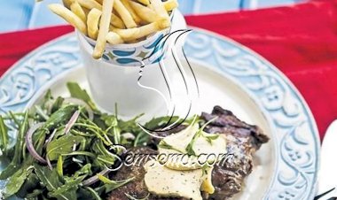 من فرنسا الستيك مع الزبدة الفرنسية