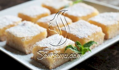 مكعبات كيك الليمون