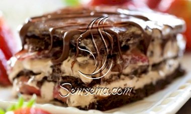 الأكلير بالفراولة وشوكولاتة النوتيلا اللذيذة