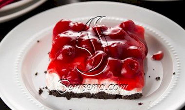 فطيرة الشوكولاتة بالكرز الشهية