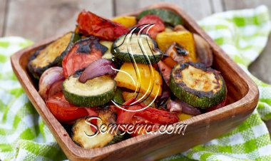 سلطة الكوسا المشوية لرجيم صحي