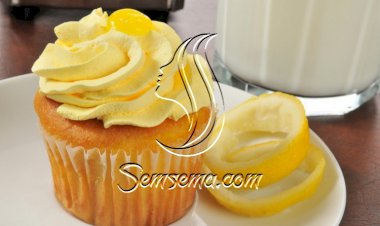 كب كيك بالليمون