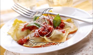 رافيولي بالجبن من المطبخ الإيطالي