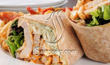 لفائف الدجاج السهلة والسريعة