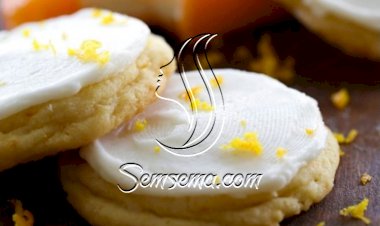 كوكيز البرتقال بتغليفة الكريمة الشهية