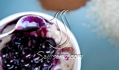 الرز مع كومبوت التوت... سهل التحضير