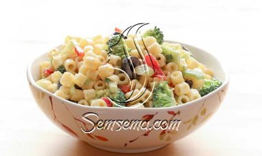 طريقة عمل سلطة المعكرونة الشهية