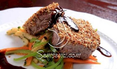 فيليه اللحم بصلصة الصويا صوص