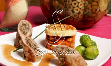 تعلّمي تحضير لفائف اللحم بالفطر والزيتون