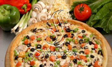 بيتزا الخضار السهلة