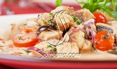 سمك مخبوز مع الطحينة لغداء الأربعاء