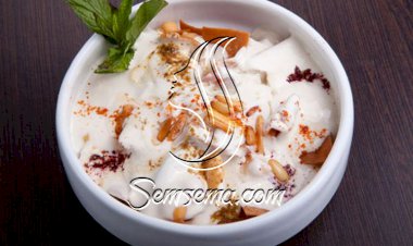 فتة الباذنجان باللبن